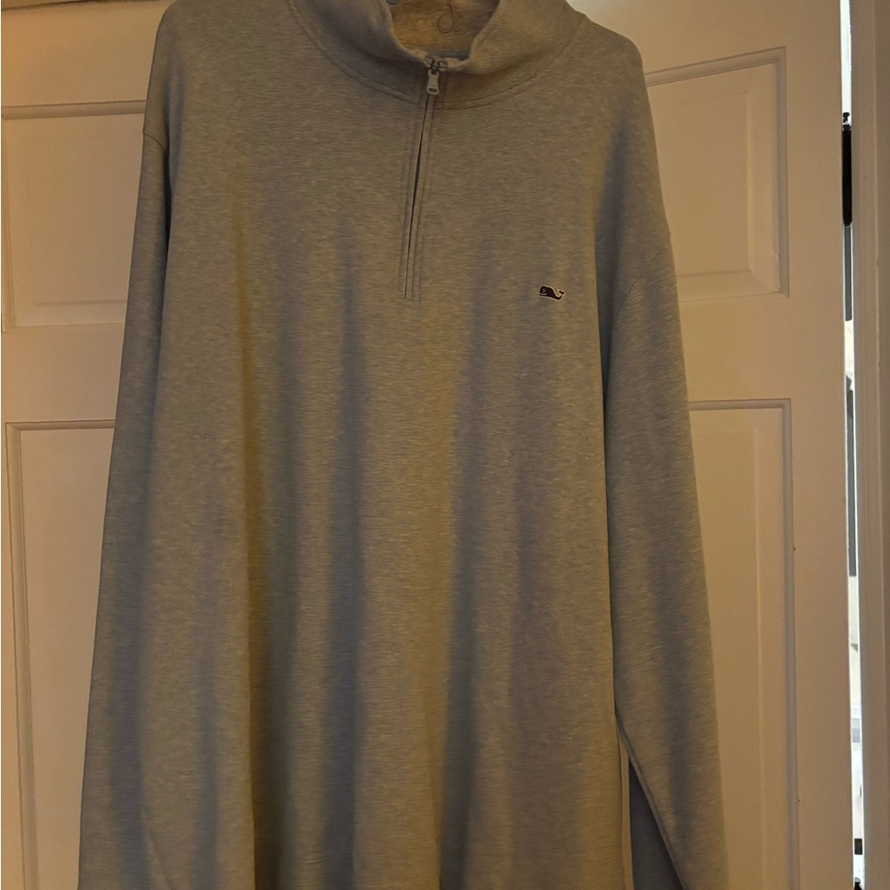 Vineyard Vines Men's Light blue Zip-Up Sweater